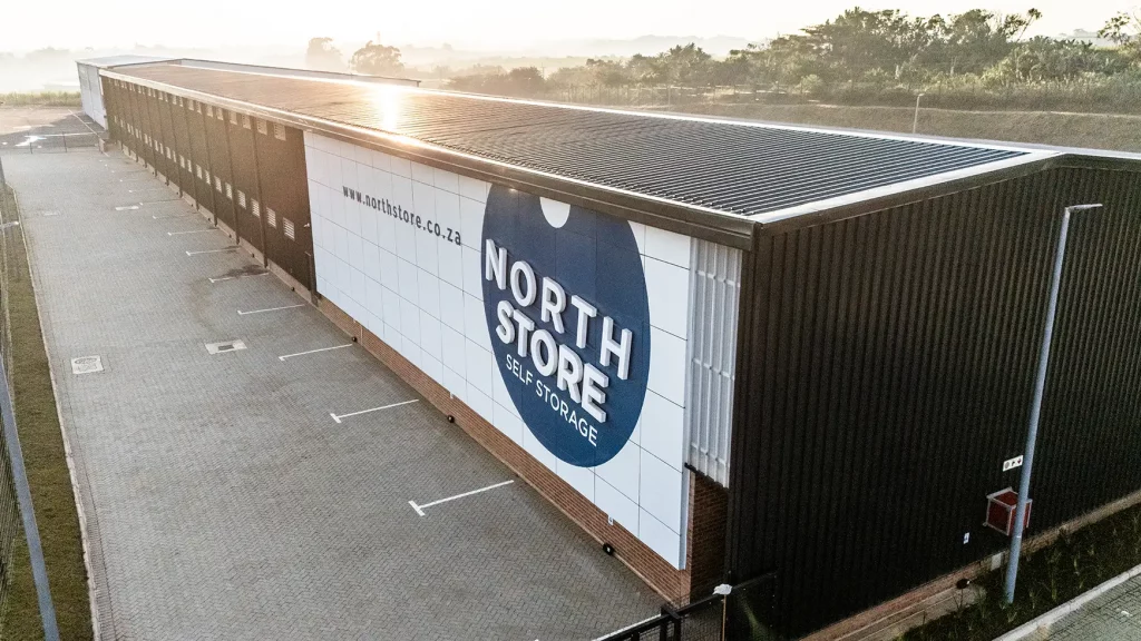 View from above at North Store Self Storage