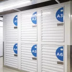 North Store's 1 meter cubed lockers